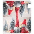 thumbnail image 3 of Christmas Tree Gnomes Mailbox Cover Magnetic Standard Size Winter Mailbox Covers Letter Post Box Cover Wrap Decoration Welcome Home Garden Outdoor 21" Lx 18" W, 3 of 6