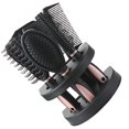 thumbnail image 5 of 5pcs Professional Hair Salon Hair Comb And Mirror Kits Salon Barber Comb Brushes Anti-static Hairbrush Hair Care Styling (Pink), 5 of 6