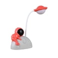thumbnail image 2 of Linnome Creative Small Desk Lamp Astronaut Shaped LED Reading Eye Protection USB Bedside Night Light 11.02x4.72x2.76in, 2 of 6