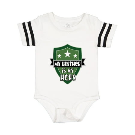 

Inktastic My Brother is My Hero Gift Baby Boy or Baby Girl Bodysuit
