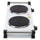 thumbnail image 4 of Parrilla Eléctrica 2 Quemadores de Disco con Asa IUSA Reacondicionado blanco, 4 of 5
