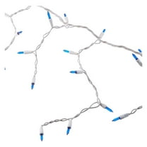 14087-88 Blue 300 Count Icicle Set Christmas Lights & -Cicles
