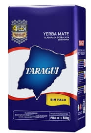 Yerba Mate Taragui Sin Palo/Yerba Mate No Stem -Despalada - Energy Booster- Loose Leaf-2.2lbs/1kg