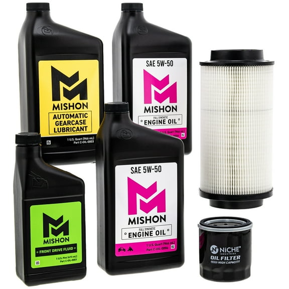 Mishon Full Service Oil Change Kit for Polaris Scrambler 500 Sportsman 450 570 MK1012864