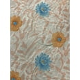 thumbnail image 3 of Crush Floral Print Chiffon, 54" Wide, Sells by the Yard from Sal Tex Fabrics, Peach, 3 of 3