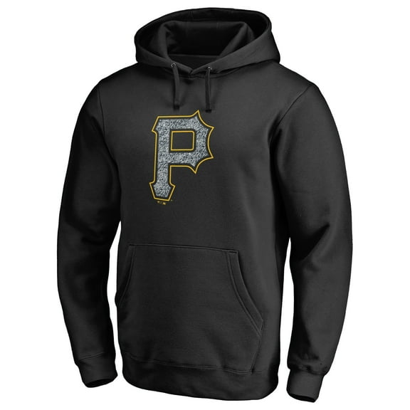 Men's Black Pittsburgh Pirates Static Logo Pullover Hoodie