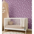 thumbnail image 5 of S4Sassy Hand-Drawn Polka Dot Wallpaper- Mauve Wall Covering, 25" X 240" Self-Adhesive Textured Vinyl Wallpaper, Wallwrap, Easy Diy Wall Covering For Kids Bedroom, Room Decor, Playroom, 5 of 9