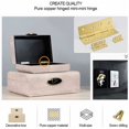 thumbnail image 4 of Bisagra de cobre - Mini bisagras Bisagra plegable Bisagra Hardware para el hogar Gabinete Cajón Hing, 4 of 5