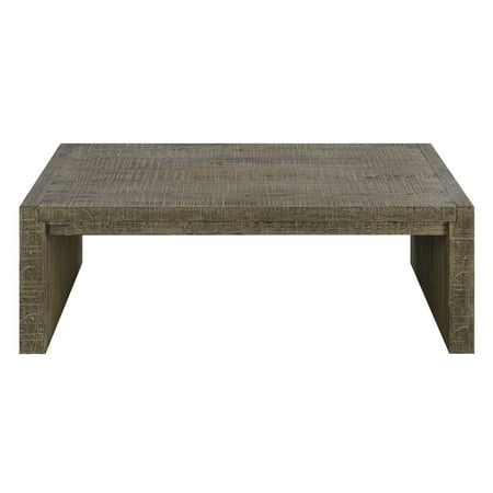 48' Round Plank Top - Emerald Home Cubix Tobacco Brown 48