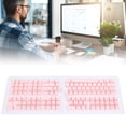 thumbnail image 1 of 132 Keys French Mechanical Keyboard Keycaps, With Light Transmitting Keycaps for Backlit Keyboards, ABS Material, Suitable for 61 64 68 84 87 96 98 100 104 108 Keyboards, 1 of 7