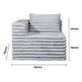 thumbnail image 4 of Sillón en Caja Modular Esquinero Gris, 4 of 6