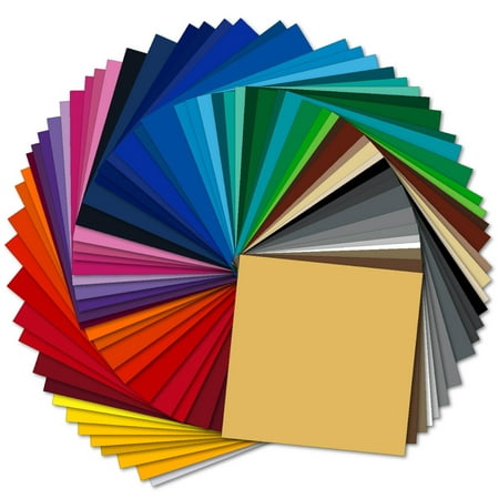 Oracal 651 Glossy Permanent Adhesive Vinyl 63 Sheet Assorted (Best Price Oracal 651)