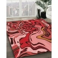 thumbnail image 2 of Ahgly Company Indoor Rectangle Patterned Cranberry Red Area Rugs, 3' x 5', 2 of 6