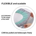 thumbnail image 3 of Double Color Soft Toilet Seat Cover Pad Warmer Stretchable Thicker Washable Cloth, 3 of 5