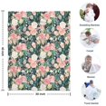 thumbnail image 4 of Pioneer Flower Floral Print Pattern Blanket,Comfortable Soft Flannel Throw Blanket,All Season,Warm Lightweight Blankets for Sofa Bed Couch Living Room Chair,30"x40", 4 of 4