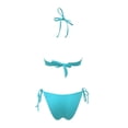 thumbnail image 5 of XIYON Women's One Piece Swimsuit Solid Color Swimsuit Tie Side Monokini Style Bathing Suit For Women Beach Vacation 2026, 5 of 6