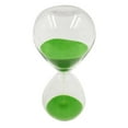 thumbnail image 2 of Lipstore 3x15 Minutes Sandglass Hourglass Sand Clock Timers Desktop Clock Dark Green 3 Pcs, 2 of 8