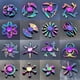 thumbnail image 2 of 1pcs Metal Rainbow Fidget Spinner Colorido Edc Hand Spinner Anti-ansiedad Juguete para Spinners Focus Alivia el estrés Adhd Finger Spinner estilo aleatorio TUNC Sencillez, 2 of 3