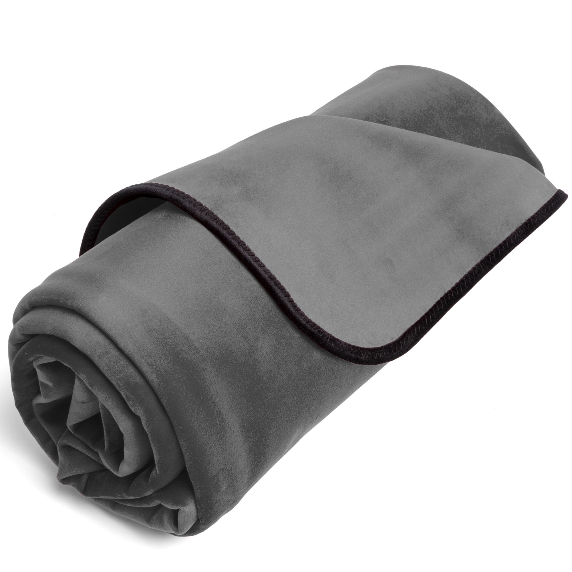 Avana Waterproof Throw Blanket - King, Microvelvet Grey