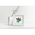 thumbnail image 5 of Monarch Butterfly on flower, quilling art greeting card for birthday, valentine's day, mother's day, anniversary, thank you, get well, 6" x 6", 5 of 10
