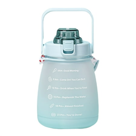 

Nokiwiqis Leakage Proof Portable Water Bottle Large Capacity Straw Kettle