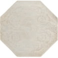 thumbnail image 2 of Rugs.com Finsbury Collection Rug – 5' 3 Octagon Ivory Medium Rug Perfect For Living Rooms, Kitchens, Entryways, 2 of 9