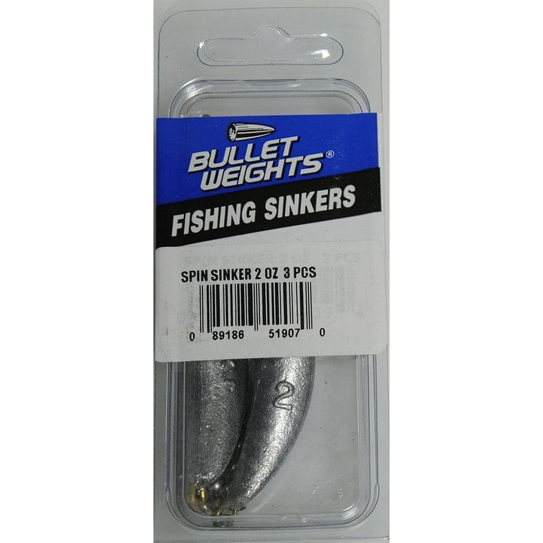 Bullet Weights® WPY2-24 Lead Pyramid Sinker Size 2 Oz. Fishing Weights 