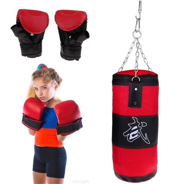 Bolsa de arena de boxeo con guantes de boxeo transpirables, impermeable y resistente al , tal se describe, 120cm Cola Martial Boxing Punch Sandbag