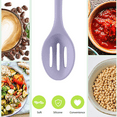 thumbnail image 3 of 4 Pieces Silicone Slotted Spoons Silicone Nonstick Mixing Spoon Heat Resistant for Baking, Serving and Stirring, 3 of 5