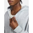 thumbnail image 3 of No Boundaries Zip Hoodie with Long Sleeves, Men's XS-4XLT, 3 of 6