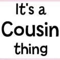 thumbnail image 2 of CafePress - Its A Cousin Thing Body Suit - Long Sleeve Cotton Baby Bodysuit, 2 of 4