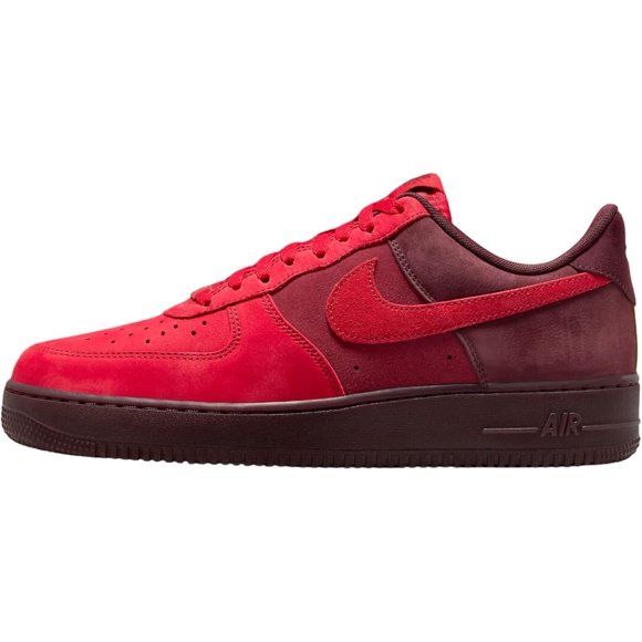 Nike Men's Air Force 1 '07 Gym Red/Gym Red-burgundy Crush running shoes