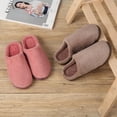 thumbnail image 5 of Men's Comfort Memory Foam Slippers Plush Lined House Shoes Indoor, Outdoor Anti-Skid Rubber Sole, 5 of 10