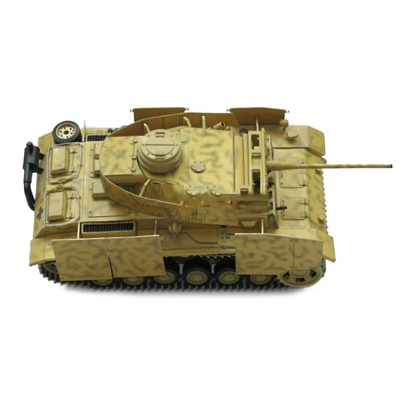 1/72 Scale Armored Fighting Vehicle III Ausf M Unassembled Model Paper Fighter Military Model Diecast Tank Model for Collection Toys
