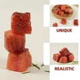 thumbnail image 3 of PVC Artificial Beef Cube for Food Display 6Pcs Realistic Kitchen Ornament, 3 of 3