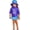 Purple Narwhals, variant on UV SKINZ UPF 50+ Girls 3-Piece Swim Set (12/18M, Purple Rain or Shine)