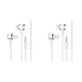 thumbnail image 1 of Peggybuy 3.5mm Plug Wired Headsets for Mobile Phone PC Laptop Computer MP3 (White), 1 of 8