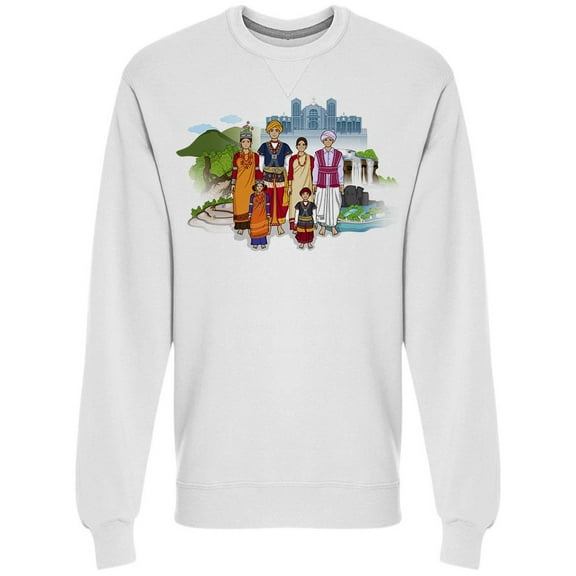 Meghalayan Family Sweatshirt Men -Image by Shutterstock, Male 3X-Large
