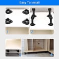thumbnail image 4 of Patas Ajustables para Muebles de 20 Piezas, Pata de Armario Patas de Armario con Clips para Tabla de Patadas para Armario de Cocina y de Cuarto de BañO, 4 of 5