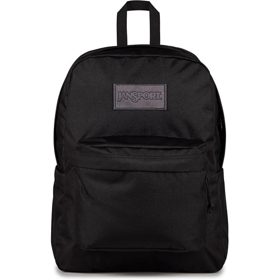 SuperBreak One Backpacks - Durable, Lightweight Bookbag with 1 Main Compartment, Front Utility Pocket with Built-in Organizer - Premium Backpack, Monochrome Black