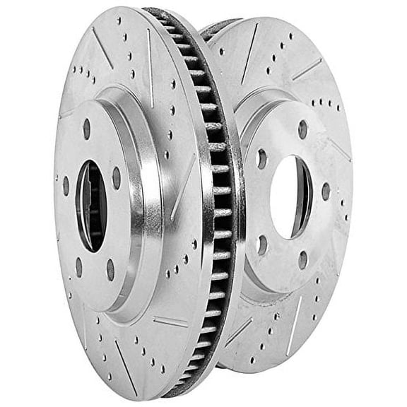 Powerstop JBR966XPR PSBJBR966XPR EVOLUTION DRILLED & SLOTTED ROTORS