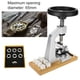 thumbnail image 4 of Abridor de cajas de relojes, 5700 Banco de enroscar Herramienta de reparación de relojes Reloj de pulsera Herramienta Abridor de espalda con 6 troqueles para abrir y cerrar los relojes Oyster Waterpro Amonsee No, 4 of 5