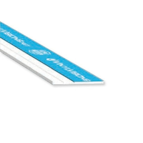 Gordon Glass® White 1-1/4" TRIMQUICK Flat Vinyl, 12 ft Long - Pack of 3