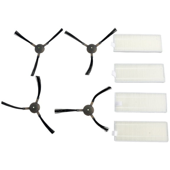 Vacuum Cleaner Side Brush Filter Set For Lefant F1 Robot Vacuum Cleaner Accessories Spare Parts Side Brush Filter Replacement Laisenwei