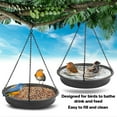 Hanging Bird Bath Bird Feeder 2 In 1 Hanging Hummingbird Feeders & Bird