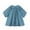 Blue, variant on Zwiiyzr 2-7Y Kids Baby Girl Long Sleeve Doll Collar Shirt Dress Toddler Puff Long Sleeve Solid Color Spring Fall Dress Blue