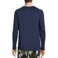 thumbnail image 2 of George Men's Long Sleeve Rash Guard with UPF50+, up to Size 5XL, 2 of 5