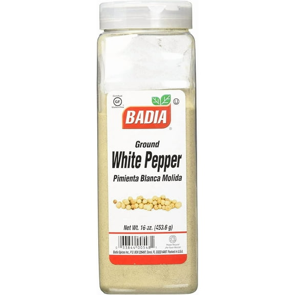 Badia Spices Inc Spice, White Pepper Ground, 16-Ounce