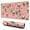 Pink Christmas Santa, variant on Long Mouse Pads for Desk,Pink Christmas Tree Pattern Desk Mats on Top Of Desks, Desk Mouse Pad Extra Large with 3mm Non-Slip Base and Stitched Edge for Gaming,Office,Work,Home 31.5x11.8in
