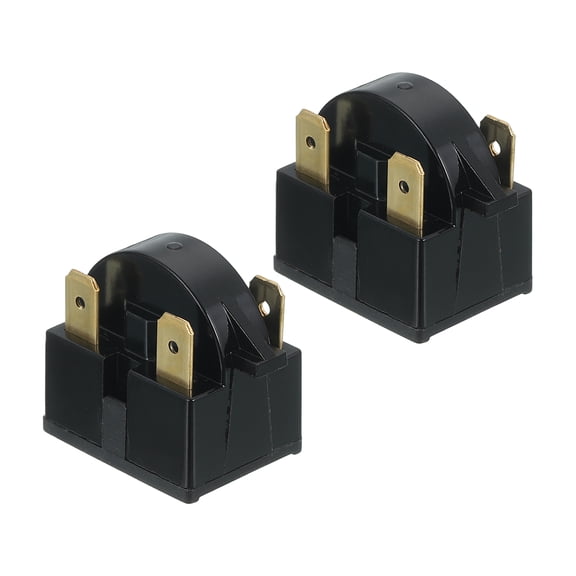 2pcs PTC Refrigerator Starter Relay, 4.7 Ohm 1 Pin Fridge Compressor Start Relay
